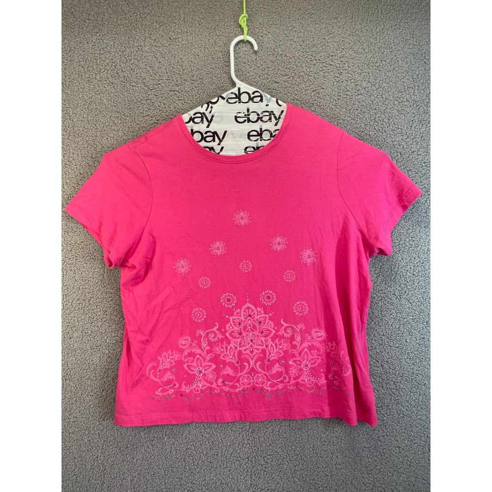 WHITE STAG‎ TEE SHIRT ladies size XL short sleeve cotton
